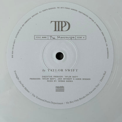 The Tortured Poets Department (GHOSTED WHITE VINYL) | Mint (M) Mint (M) - POP *SEALED/COLOR*