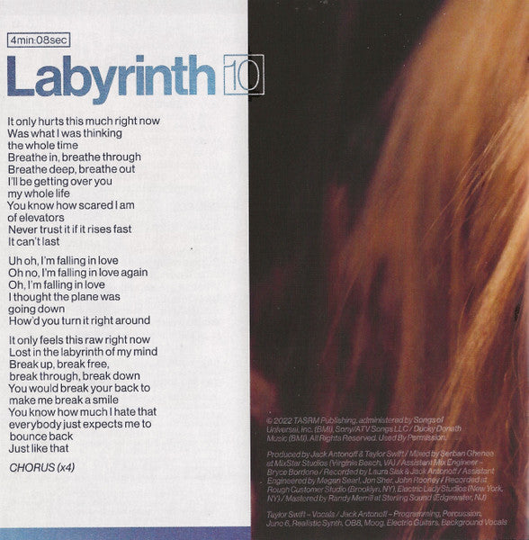 Taylor Swift - Midnights (CD Republic Records ‎– 2445790104) | NEW Mint (M) Mint (M) - POP *SEALED/MINT*