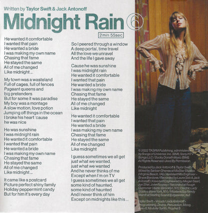 Taylor Swift - Midnights (CD Republic Records ‎– 2445790104) | NEW Mint (M) Mint (M) - POP *SEALED/MINT*