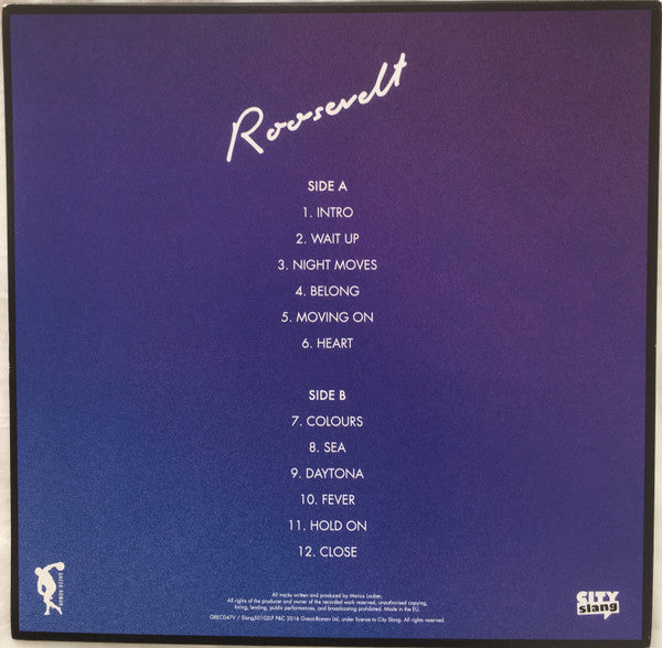 Roosevelt (VINYL) | Mint (M) Mint (M) - POP *SEALED*