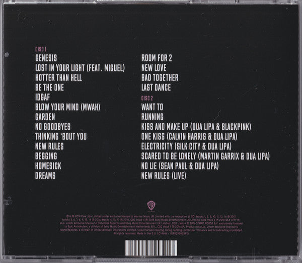 Dua Lipa - Dua Lipa (CD) | Mint (M) Mint (M) - POP *SEALED*