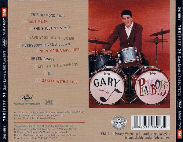 The Best Of Gary Lewis & The Playboys *CD* | Mint (M) Mint (M)