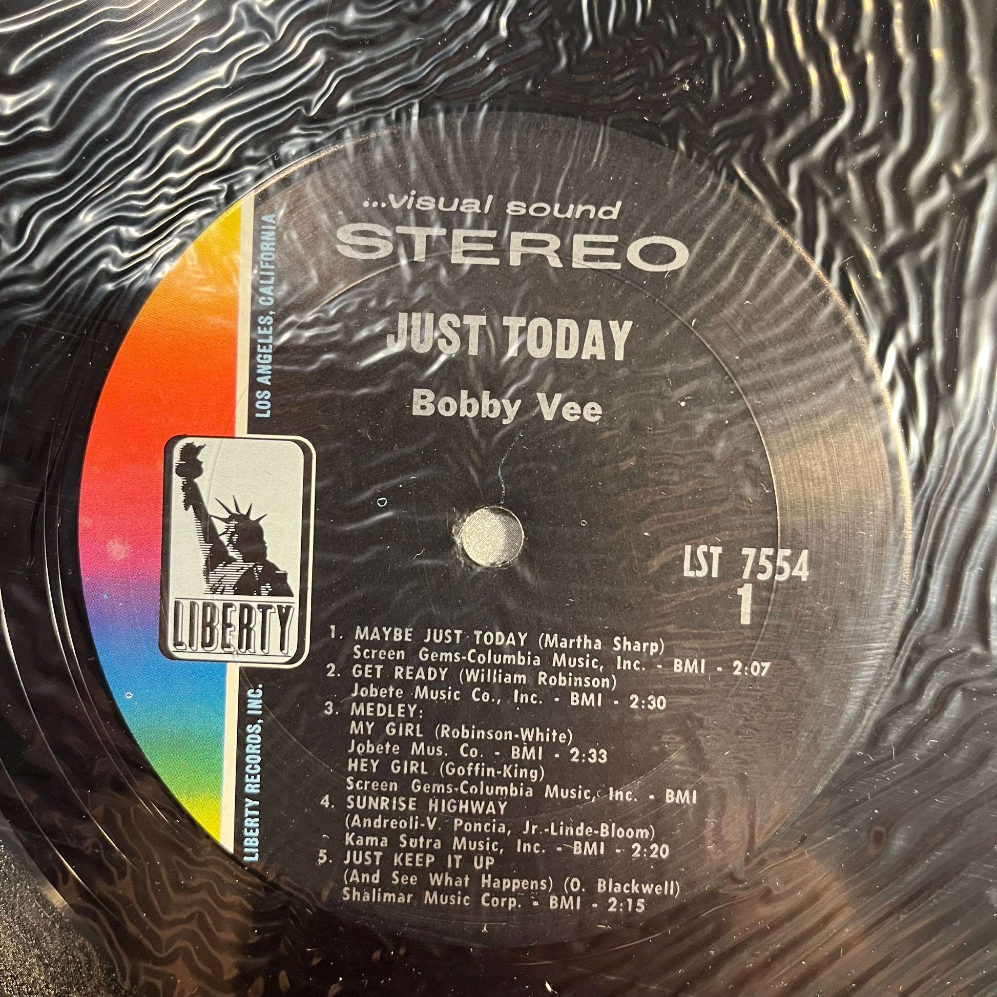 Bobby Vee - Just Today | Mint (M) Near Mint (NM) - POP *SEALED*