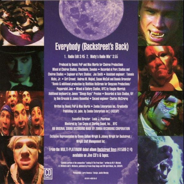Everybody (Backstreet's Back) (CD) | Mint (M) Mint (M) - POP *SEALED*