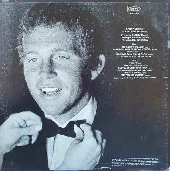 Bobby Vinton - My Elusive Dreams | Mint (M) Mint (M) - POP *SEALED*