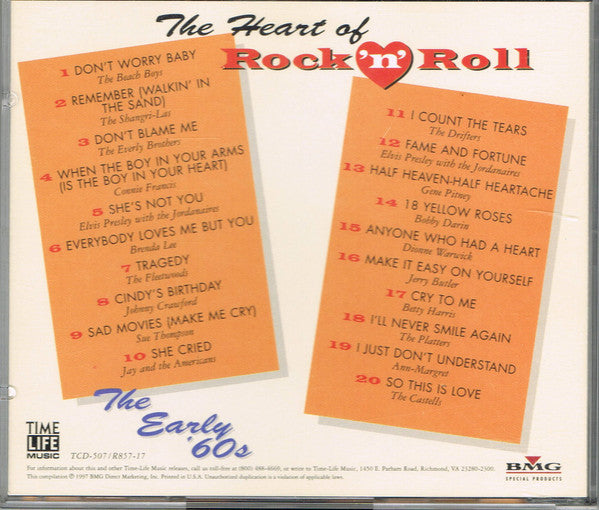The Heart Of Rock 'N' Roll - The Early '60s *CD* | Mint (M) Mint (M)