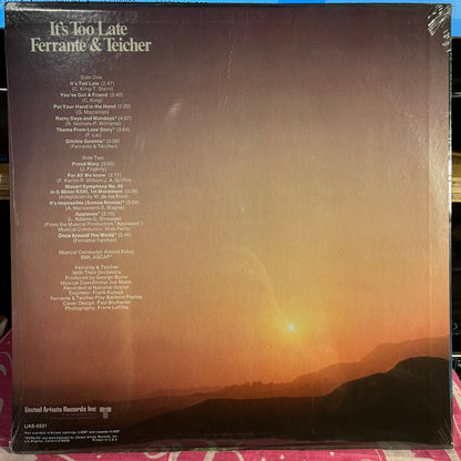 Ferrante & Teicher - It's Too Late | Mint (M) Mint (M) - POP *SEALED*