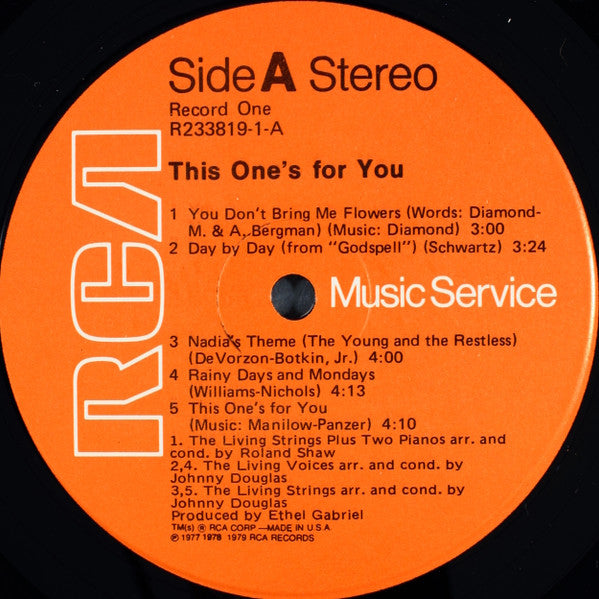 Living Strings - This One's For You *SEALED/CLUB* | Mint (M) Near Mint (NM) - POP *SEALED*