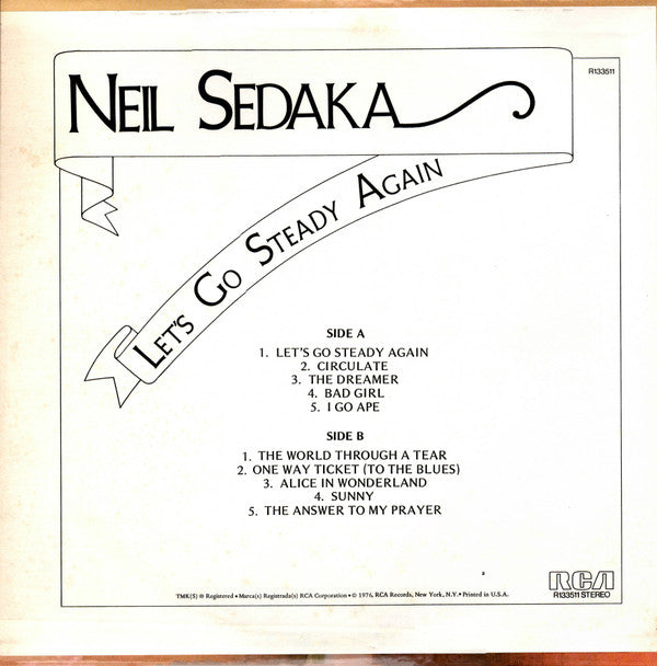 Let's Go Steady Again *SEALED* | Mint (M) Near Mint (NM)