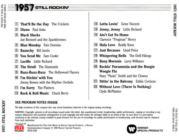 1957 Still Rockin' *CD* | Mint (M) Mint (M)