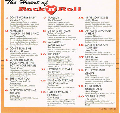The Heart Of Rock 'N' Roll - The Early '60s *CD* | Mint (M) Mint (M)