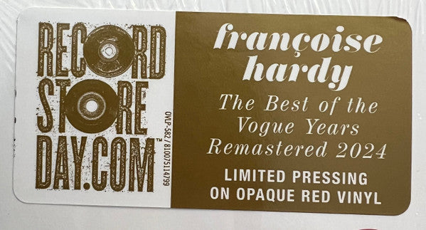 Françoise Hardy En Vogue Best Of 1962-1967 (2025 RSD 2xVINYL) | Mint (M) Mint (M) - POP *SEALED*