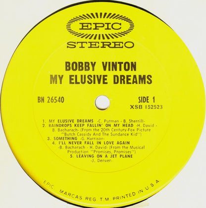 Bobby Vinton - My Elusive Dreams | Mint (M) Mint (M) - POP *SEALED*