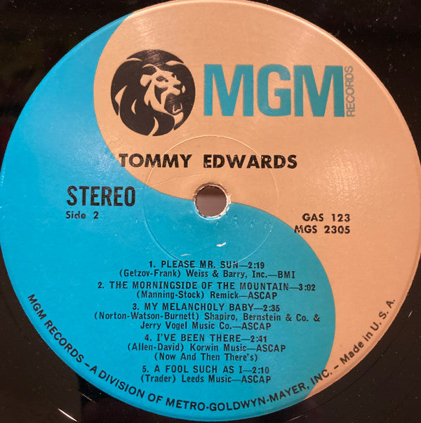 Tommy Edwards | Mint (M) Near Mint (NM)