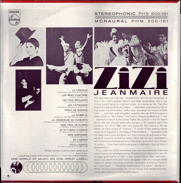 Zizi Jeanmaire (VINYL) | Mint (M) Near Mint (NM) - POP *SEALED*