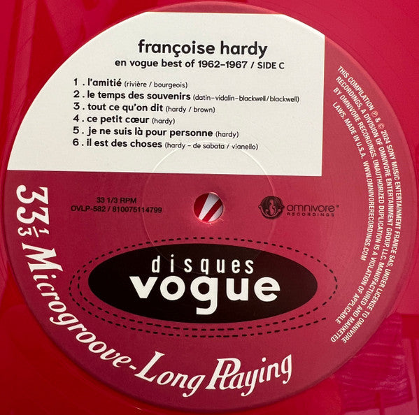 Françoise Hardy En Vogue Best Of 1962-1967 (2025 RSD 2xVINYL) | Mint (M) Mint (M) - POP *SEALED*