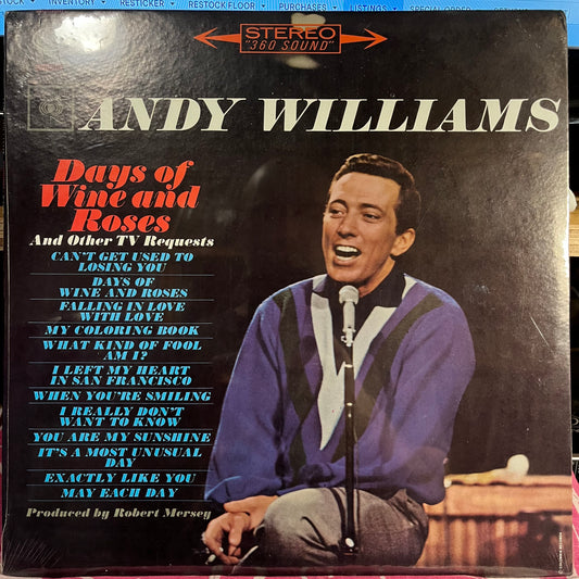 Andy Williams - Days Of Wine And Roses | Mint (M) Near Mint (NM) - POP *SEALED*