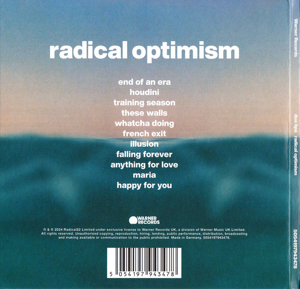 Dua Lipa - Radical Optimism (LENTICULAR COVER CD) | Mint (M) Mint (M) - POP *SEALED*