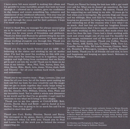 Future Nostalgia (DIGIPACK CD) | Mint (M) Mint (M)