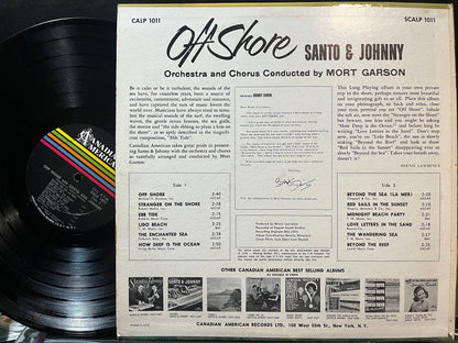 Santo & Johnny - Off Shore (VINYL) | Excellent (EX) Near Mint (NM) - POP/SURF / USED *EXCELLENT*