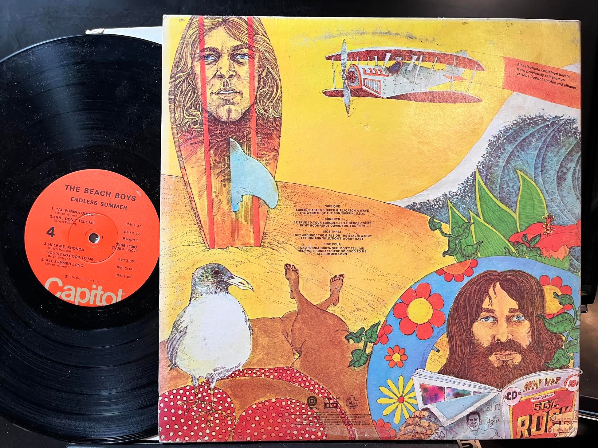 The Beach Boys - Endless Summer (2 LP) | Excellent+ (EX+) Very Good Plus (VG+) - POP / USED * EXCELLENT+*