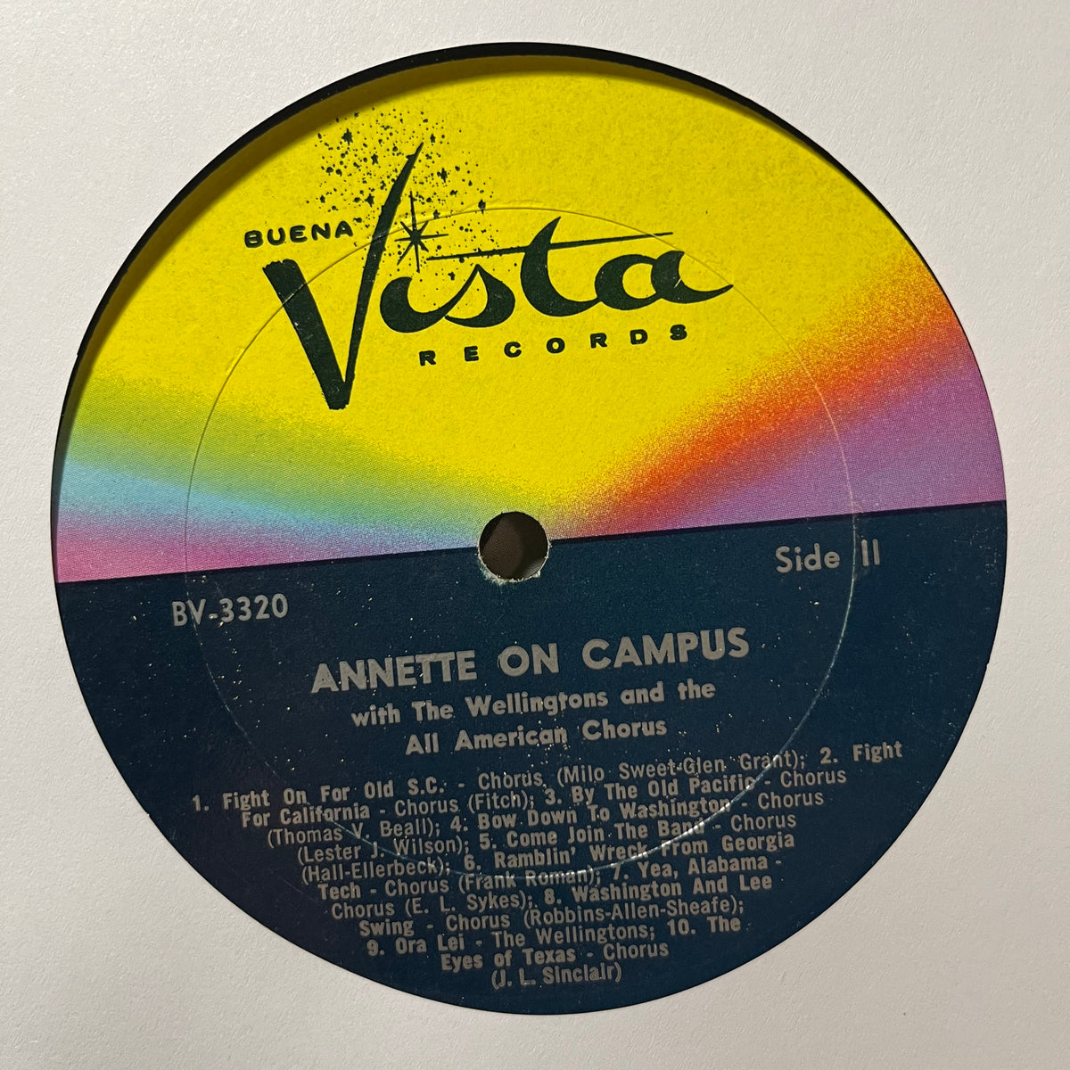 AnnetteWith The Wellingtons And The All American C - Annette On Campus (VINYL LP) | USED Excellent+ (EX+) Near Mint- (NM-) - POP / USED *EXCELLENT+*