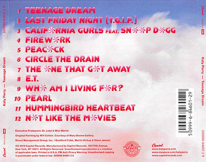 Teenage Dream (CD) | Excellent+ (EX+) Near Mint- (NM-) - POP / USED *EXCELLENT+*