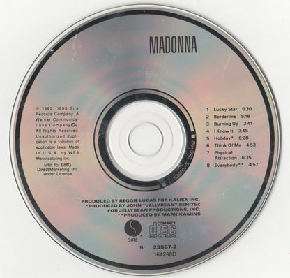 Madonna (CD) | Excellent+ (EX+) Excellent+ (EX+) - POP / USED *EXCELLENT+*