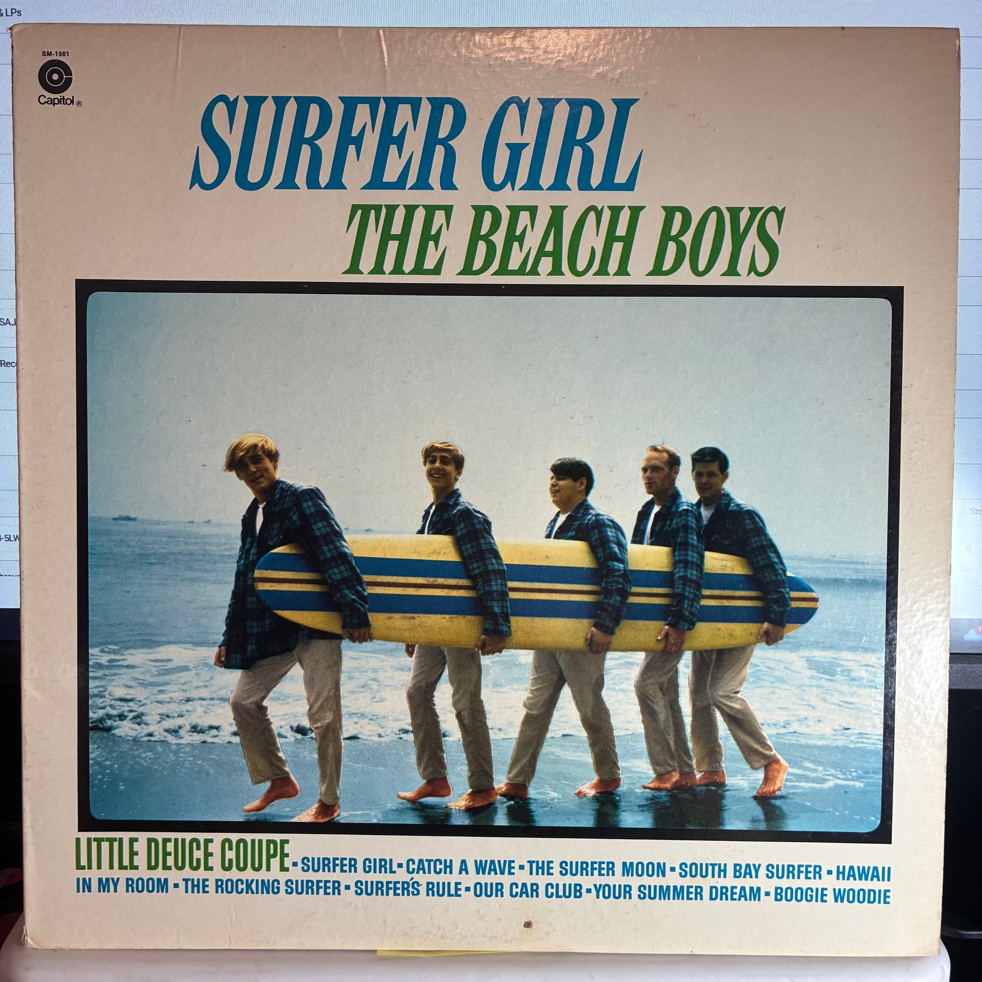Surfer Girl (VINYL) | Excellent+ (EX+) Excellent (EX) - POP / USED *EXCELLENT+*