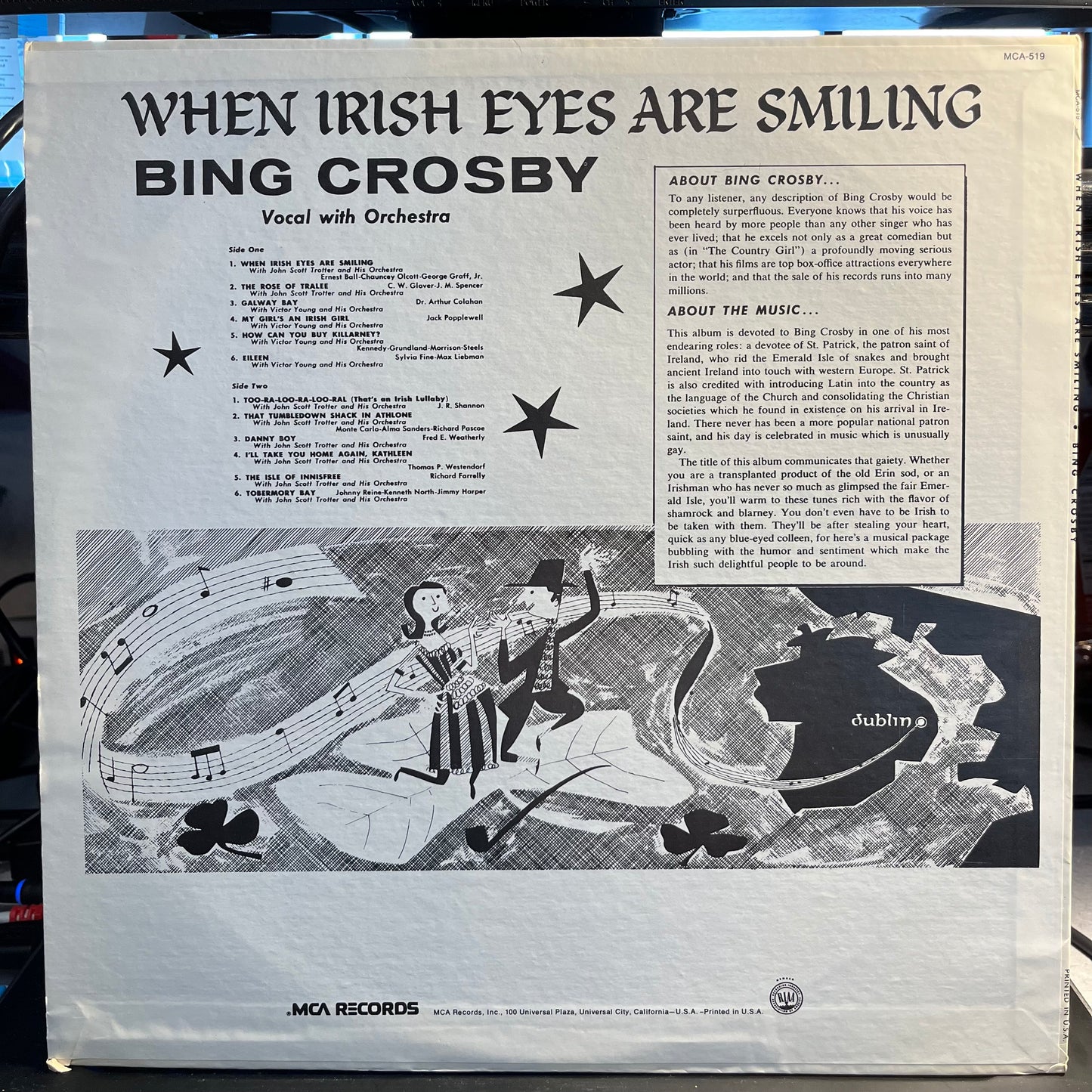 Bing Crosby - When Irish Eyes Are Smiling | Excellent (EX) Near Mint (NM) - POP / USED *EXCELLENT+*