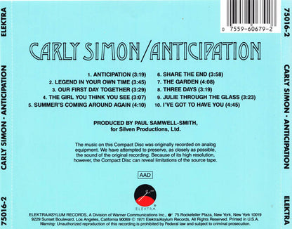 Anticipation (CD) | Excellent+ (EX+) Excellent+ (EX+) - POP / USED *EXCELLENT+*