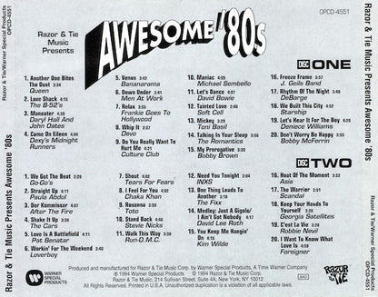 Awesome '80s (2xCD) | Excellent+ (EX+) Excellent+ (EX+) - POP / USED *EXCELLENT+*