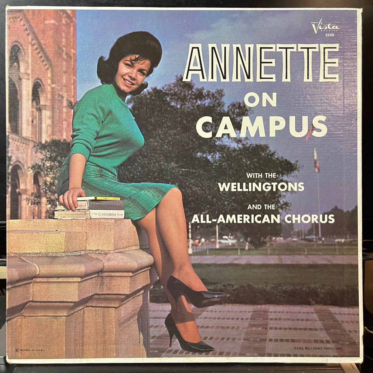 AnnetteWith The Wellingtons And The All American C - Annette On Campus (VINYL LP) | USED Excellent+ (EX+) Near Mint- (NM-) - POP / USED *EXCELLENT+*