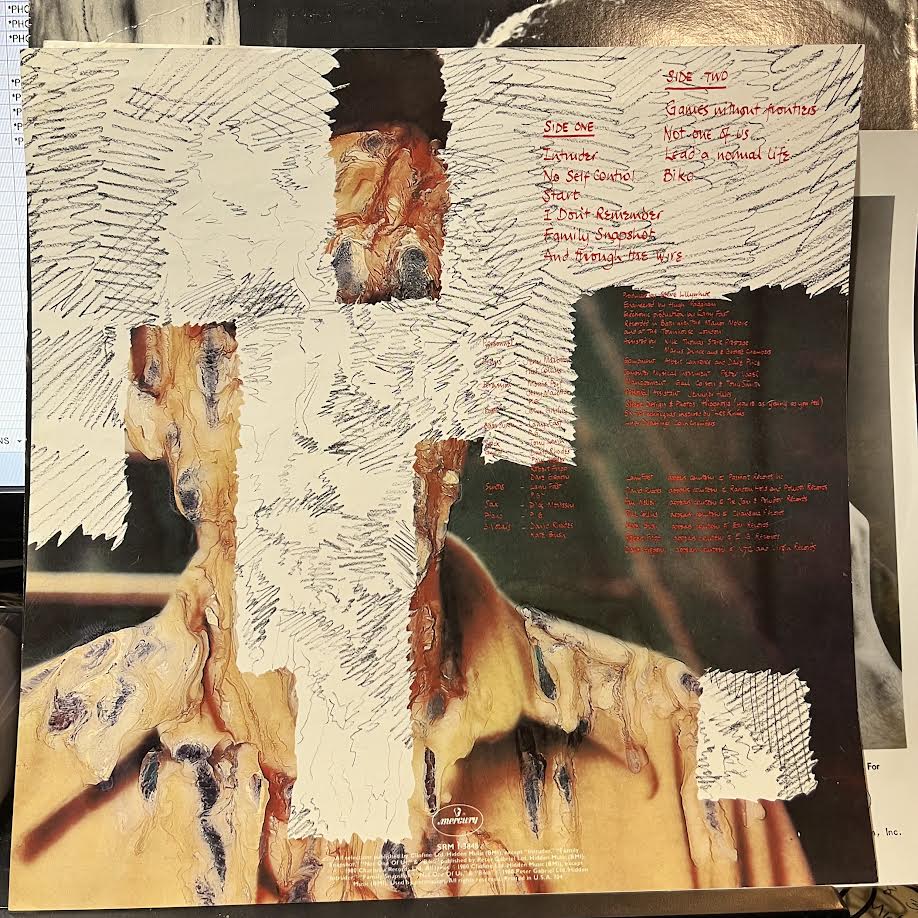Peter Gabriel (VINYL) | Excellent (EX) Excellent+ (EX+) - POP / USED *EXCELLENT*