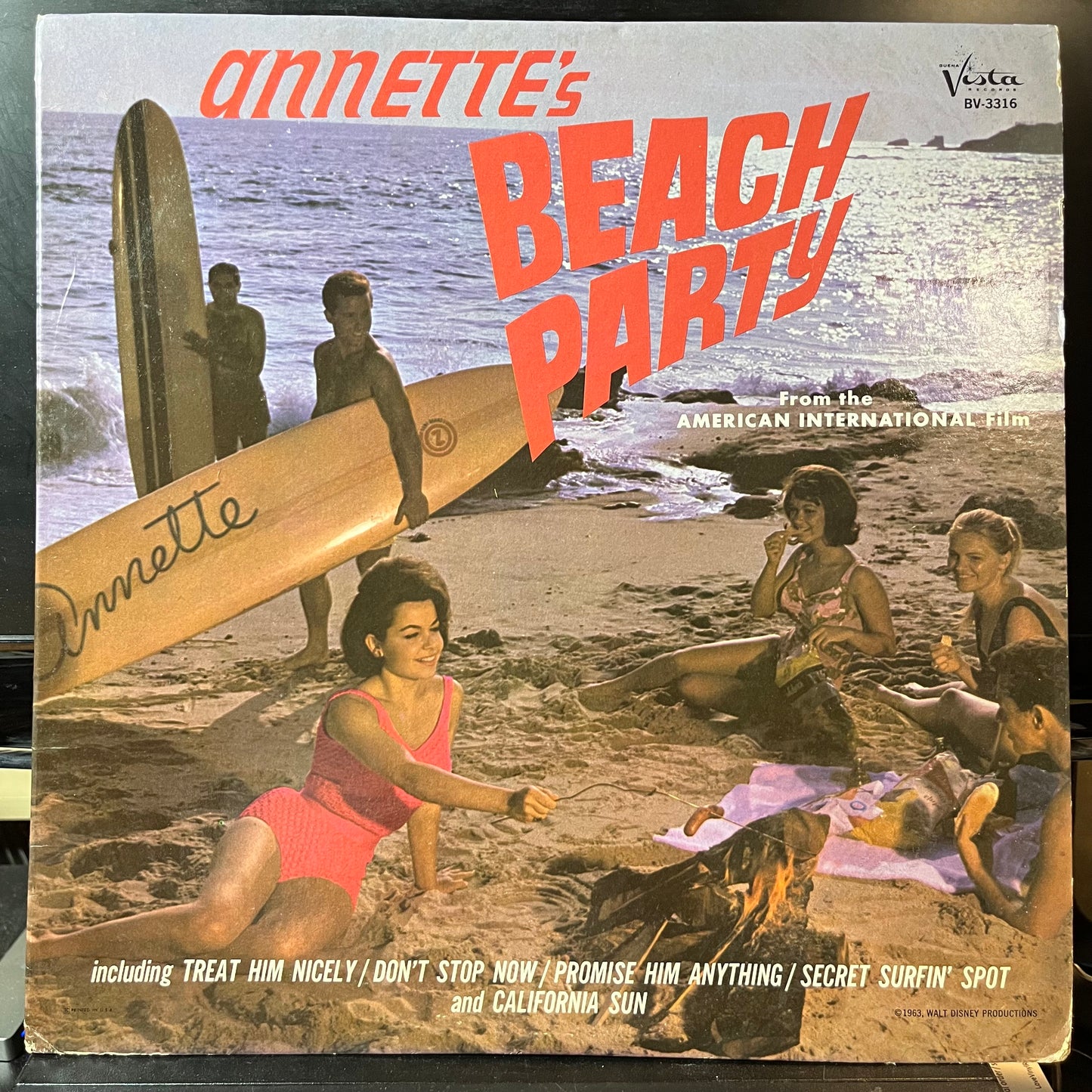 Annette - Annette's Beach Party (VINYL LP) | USED Excellent (EX) Excellent+ (EX+) - POP / USED *EXCELLENT*