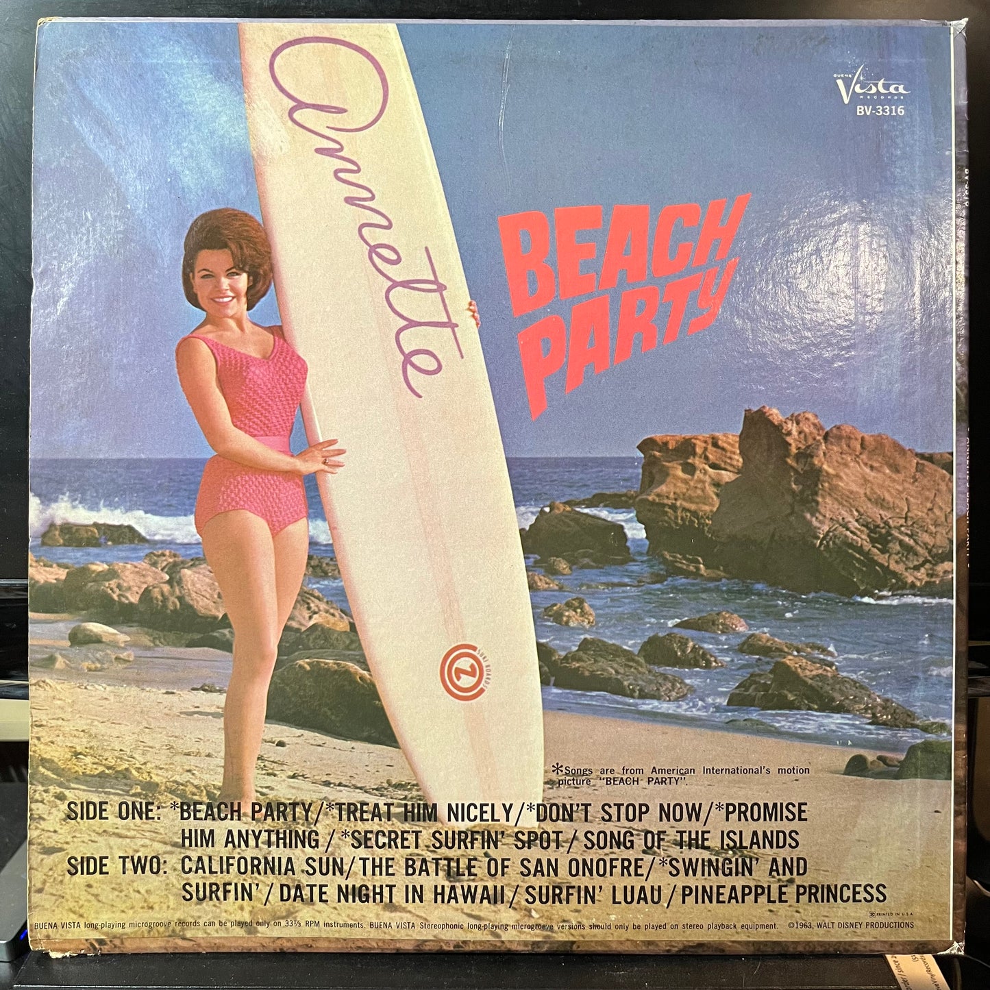 Annette - Annette's Beach Party (VINYL LP) | USED Excellent (EX) Excellent+ (EX+) - POP / USED *EXCELLENT*