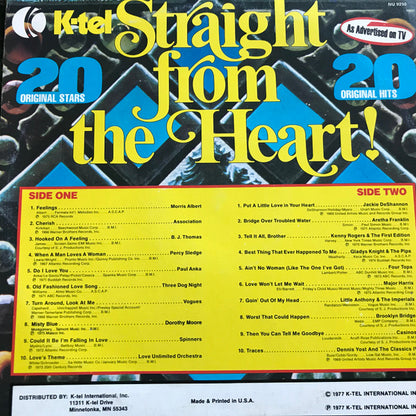 Various - Straight From The Heart (20 Original Stars) | Excellent (EX) Excellent (EX) - POP / USED *EXCELLENT*