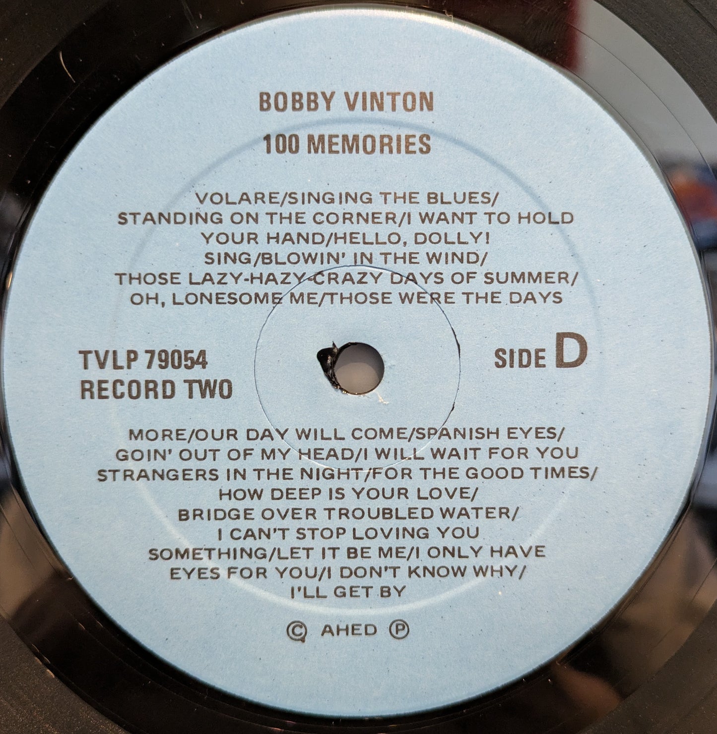 Bobby Vinton - 100 Memories *SHRINK* | Excellent (EX) Near Mint (NM) - POP / USED *EXCELLENT*
