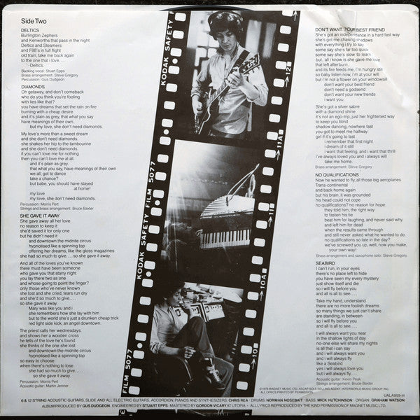 Chris Rea - Deltics | Excellent (EX) Excellent (EX) - POP / USED *EXCELLENT*
