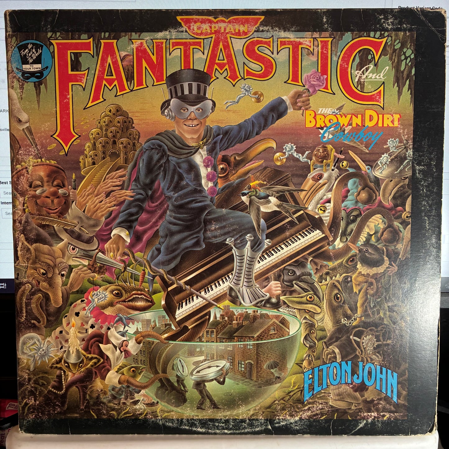 Captain Fantastic And The Brown Dirt Cowboy (VINYL) | Excellent (EX) Very Good Plus (VG+) - POP / USED *EXCELLENT*