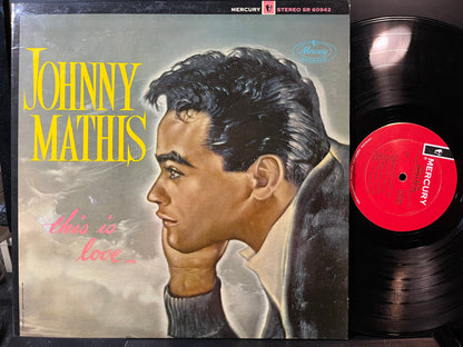 Johnny Mathis - This Is Love (VINYL LP MERCURY SR 60942 1964) | USED Excellent (EX) Near Mint (NM) - POP / USED *EXCELLENT*