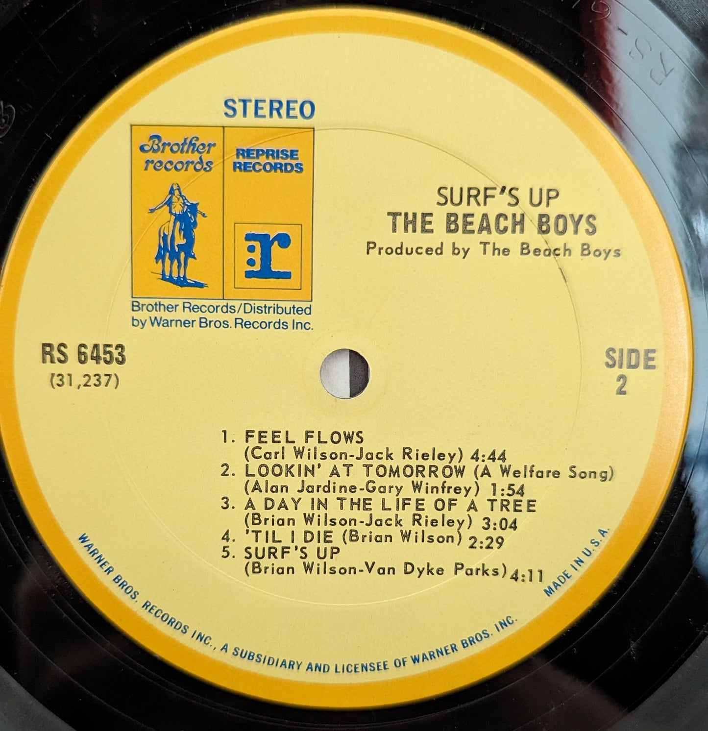The Beach Boys Surf's Up *TERRE HAUTE* LP Excellent (EX) Excellent (EX)