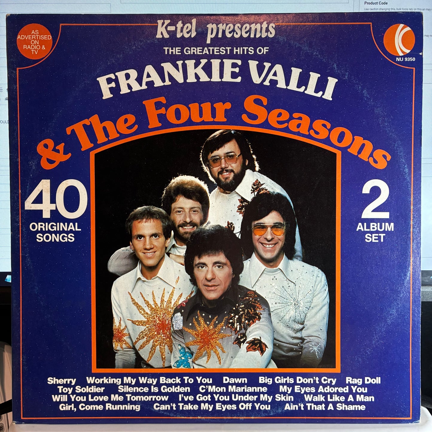 THE FOUR SEASONS - The Greatest Hits Of Frankie Valli & The Four Seasons (2xVINYL) | Excellent (EX) Excellent (EX) - POP / USED *EXCELLENT*