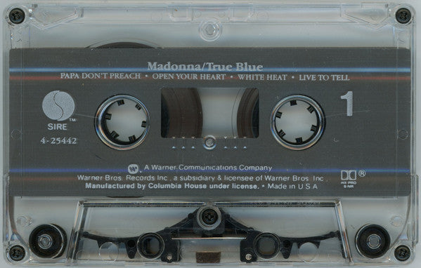 Madonna - True Blue (CASSETTE) | Excellent (EX) Excellent (EX) - POP / USED *EXCELLENT*