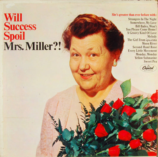 Mrs. Elva Miller - Will Success Spoil Mrs. Miller? *MONO* | Excellent (EX) Excellent (EX) - POP / USED *EXCELLENT*