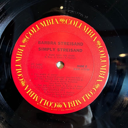 Simply Streisand (VINYL) | Excellent (EX) Excellent (EX) - POP / USED *EXCELLENT*