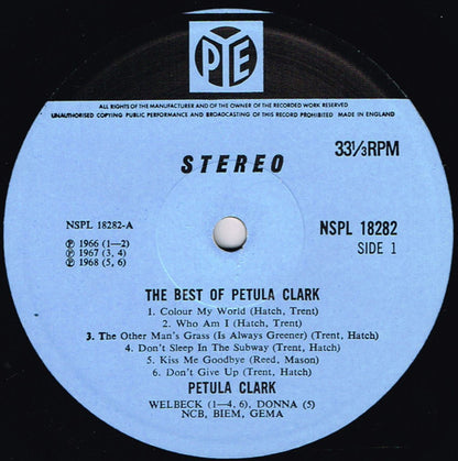 Petula Clark - The Best Of Petula Clark *UK* | Excellent (EX) Excellent (EX) - POP / USED *EXCELLENT*