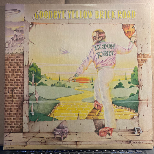 Elton John Goodbye Yellow Brick Road *GLOVERSVILLE* 2xLP Excellent (EX) Near Mint (NM or M-)