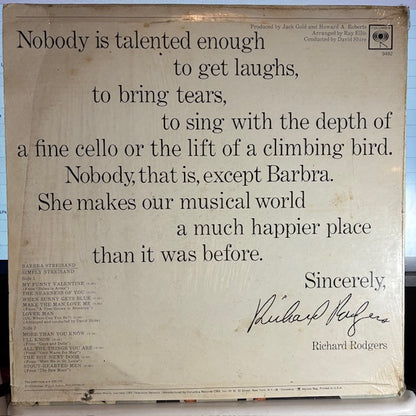 Simply Streisand (VINYL) | Excellent (EX) Excellent (EX) - POP / USED *EXCELLENT*