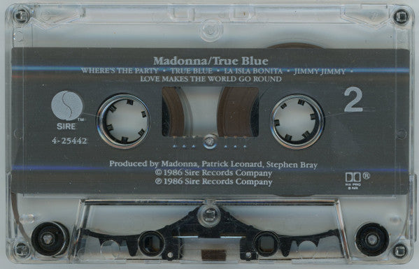 Madonna - True Blue (CASSETTE) | Excellent (EX) Excellent (EX) - POP / USED *EXCELLENT*
